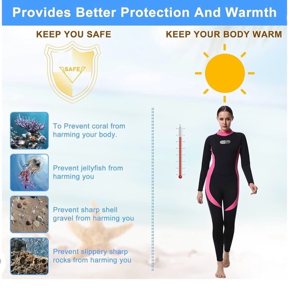 Women’s full length wetsuit size small. - Picture 6 of 6